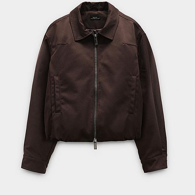 Chaqueta bomber en marrón de Parfois