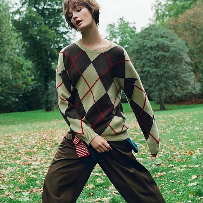 Jersey de rombos, 79,95 euros.