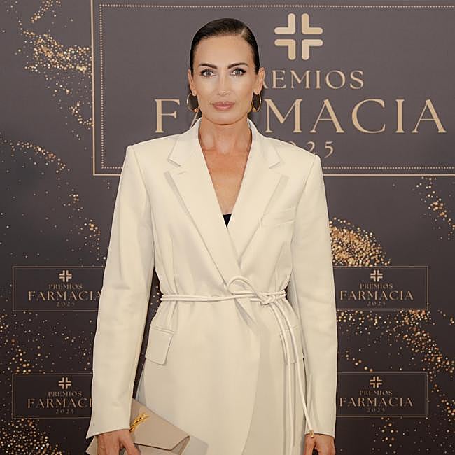 Nieves Álvarez fue uno de los rostros conocidos en la velada.