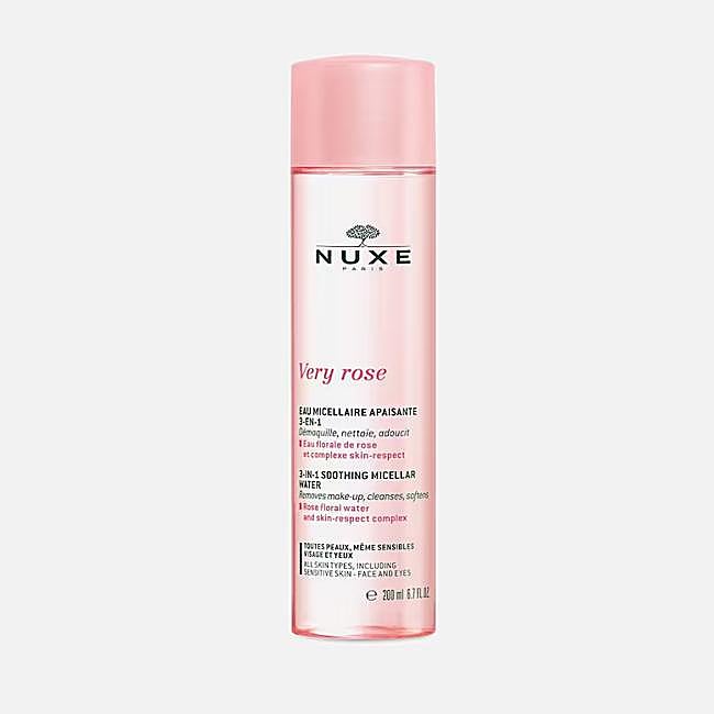 Very Rose 3-In-1 Soothing Micellar Water, de Nuxe. Precio: 16.99 euros.