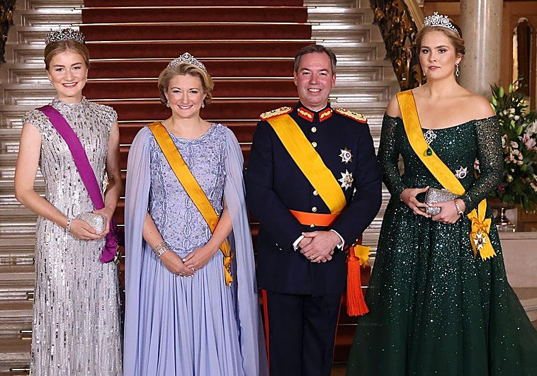 El espectacular vestido de princesa de Amalia de Holanda.