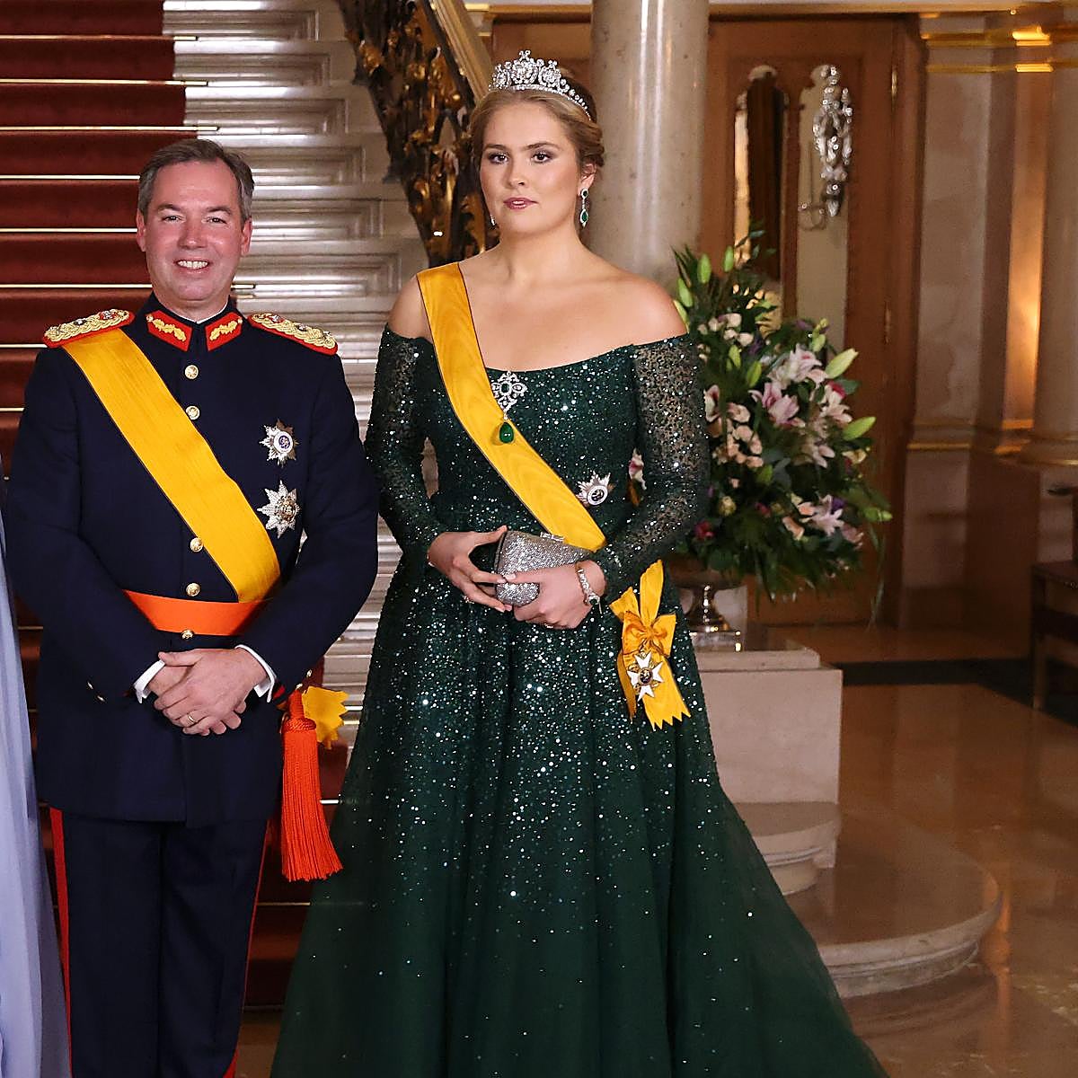 El espectacular vestido de princesa de Amalia de Holanda.