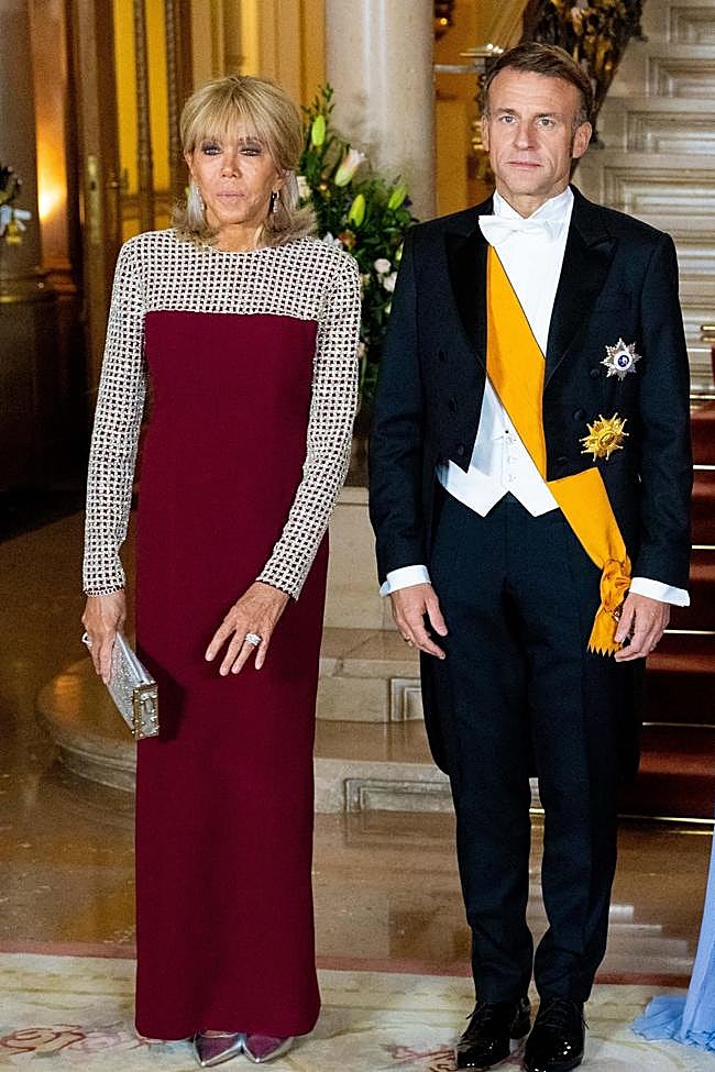 Brigitte Macron se llevó los aplausos más sonoros de la noche en Luxemburgo.