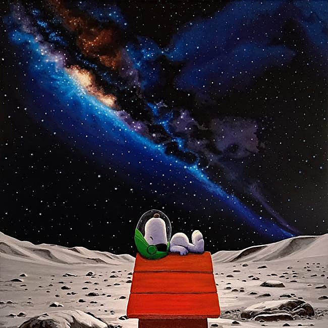 Snoopy Lunar, por Iker Serrano.