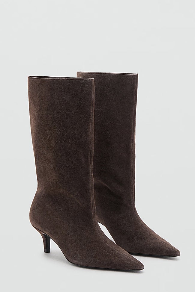 Botas de serraje de Mango (79,99 euros)