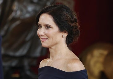 Isabel Díaz Ayuso llevó un diseño de Vicky Martín Berrocal a la celebración del Día de la Hispanidad.