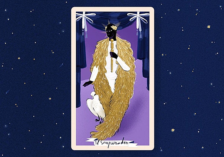 El arcano de El Emperador del Tarot.