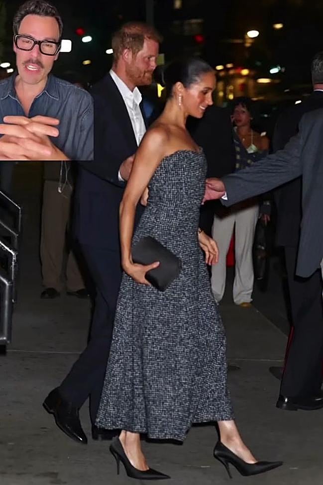 Juan Avellaneda analiza el look de Meghan Markle.