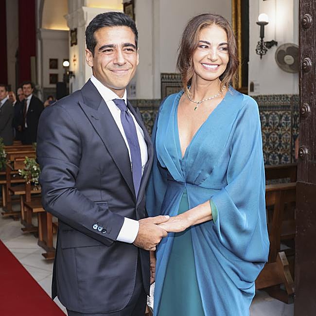 Mariló Montero junto a su hijo, Alberto Herrera.