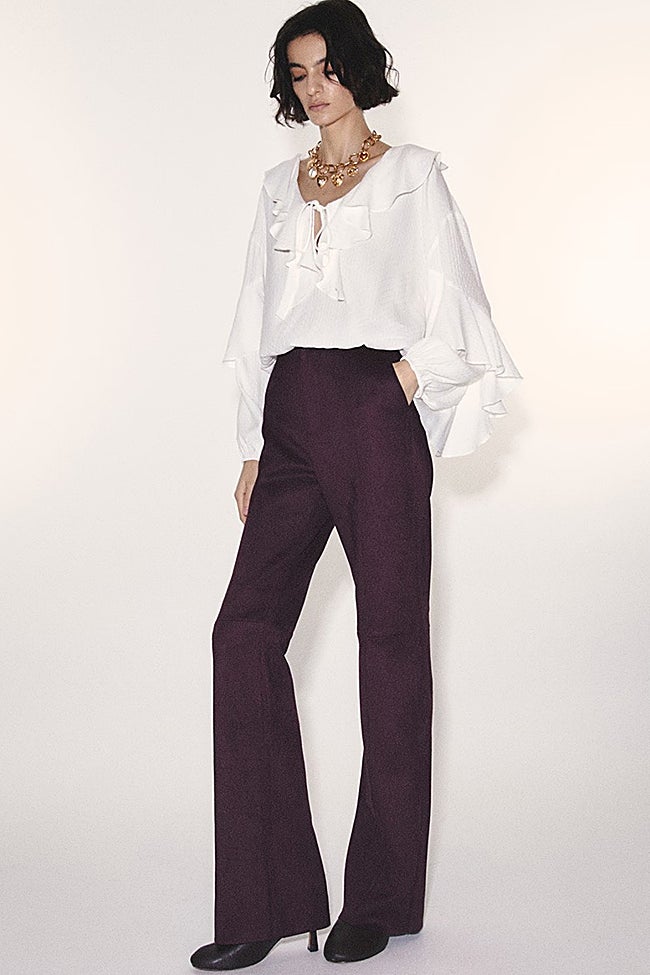 Pantalón de antelina de Sfera (35,99 euros)