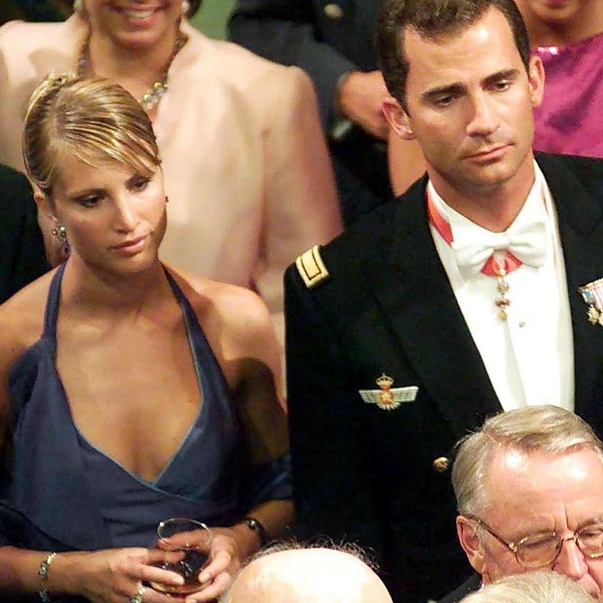 El entonces príncipe de Asturias, Felipe junto a Eva Sannum.