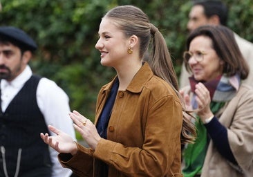 La princesa Leonor en Valdesoto, Pueblo Ejemplar de Asturias 2025