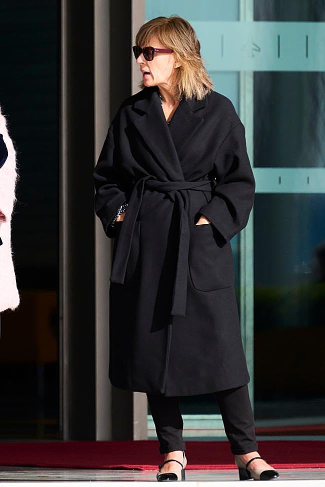 El look de Marta Carazo en el aeropuerto