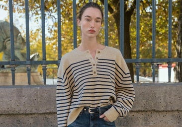 La prenda de punto favorita de las francesas, el jersey de rayas, se ha convertido en una de las piezas clave de la nueva temporada de invierno.