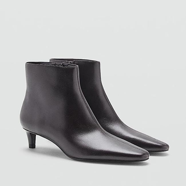 Botines marrones de Mango (69,99 euros)