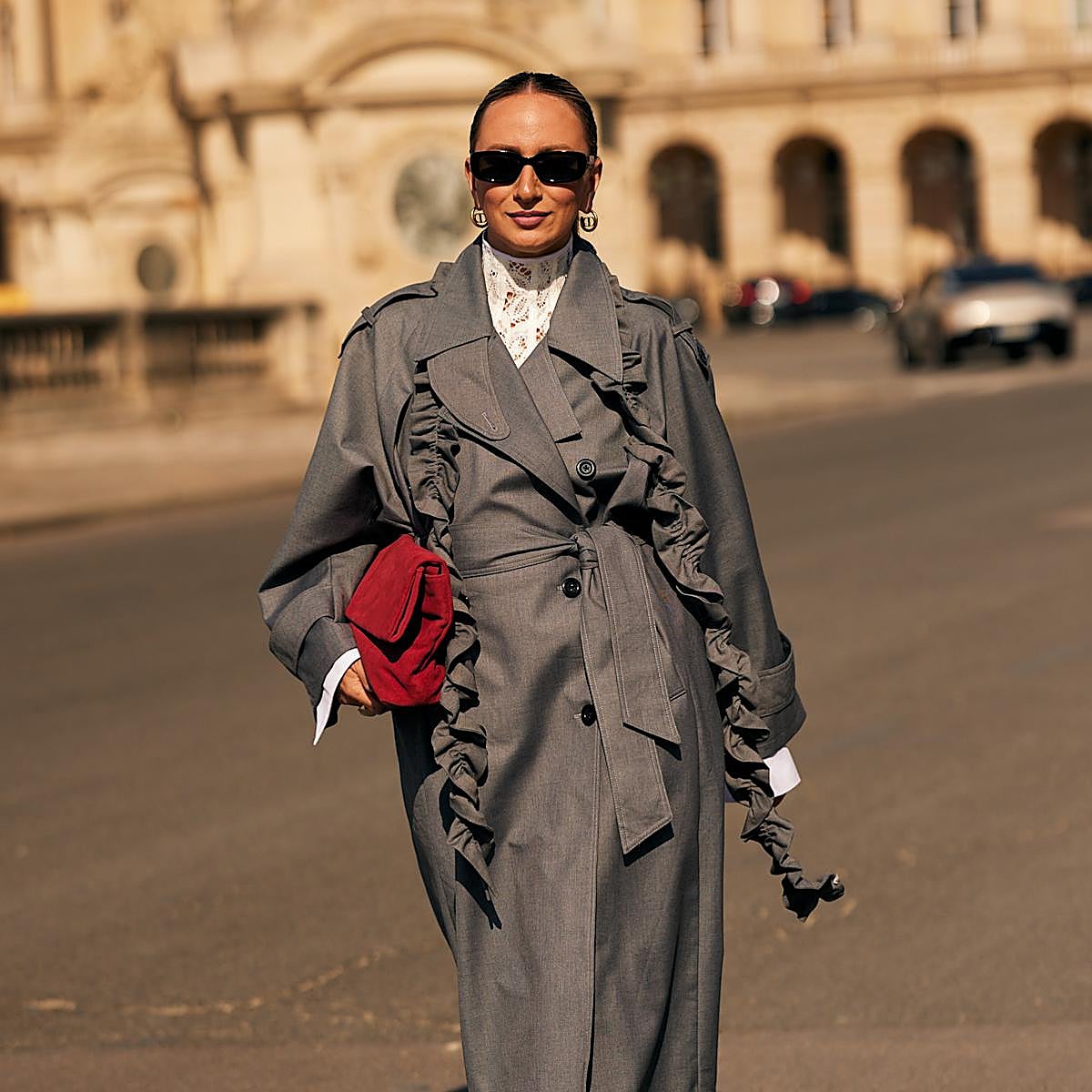 Los mejores abrigos grises largos del invierno.