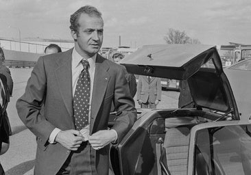 El rey Juan Carlos durante una visita a Alemania.