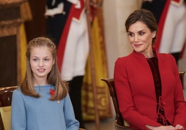 La princesa Leonor con el Toisón de Oro.