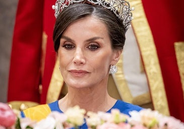 La tiara que Letizia querría en su joyero la ha lucido una aristócrata en su boda: esmeraldas, diamantes y una pieza única