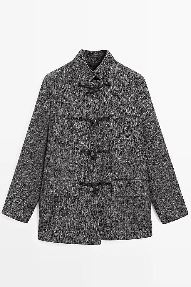 Abrigo gris de Massimo Dutti (169 euros)