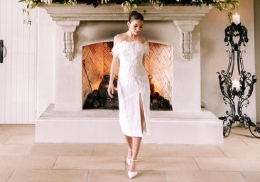 Mujer vestida de novia