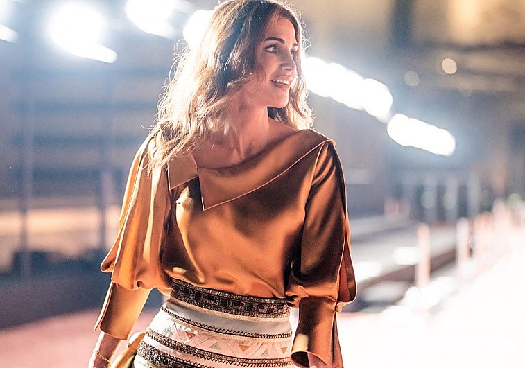 Rania de Jordania con un look nuevo.