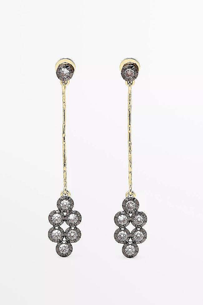 Pendientes largos de Massimo Dutti (49,95 euros)