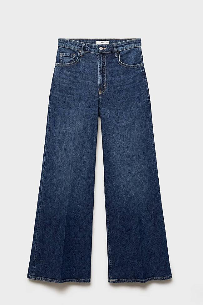 Jeans wide leg tiro alto (29,99€)