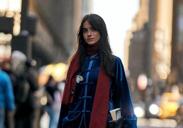 El conjunto de terciopelo cómodo perfecto para Navidad.