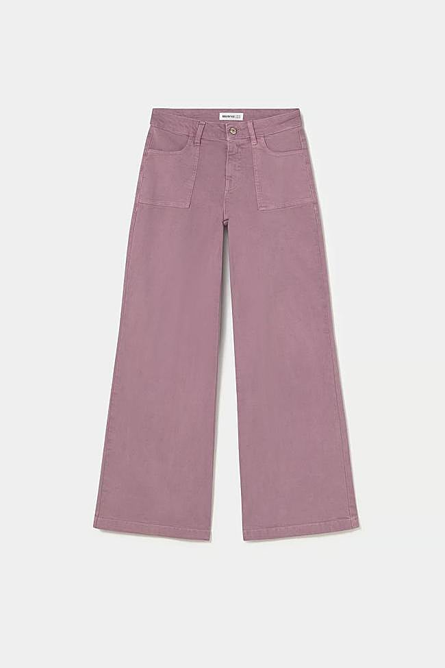 Pantalón culotte con bolsillos frontales (59,90€)