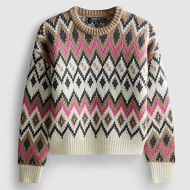 Jersey con grecas de Primark (20 euros)