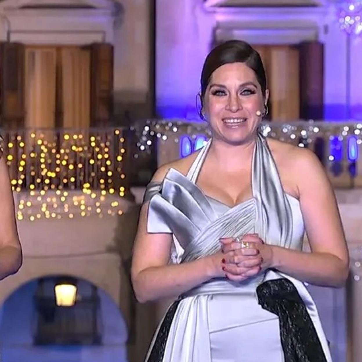 Leire Martínez durante las Campanadas 2024.