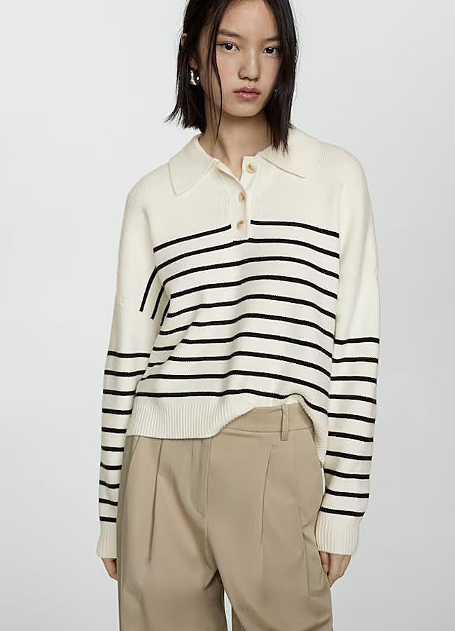 Imagen - Jersey con estampado de rayas de Mango Outlet.