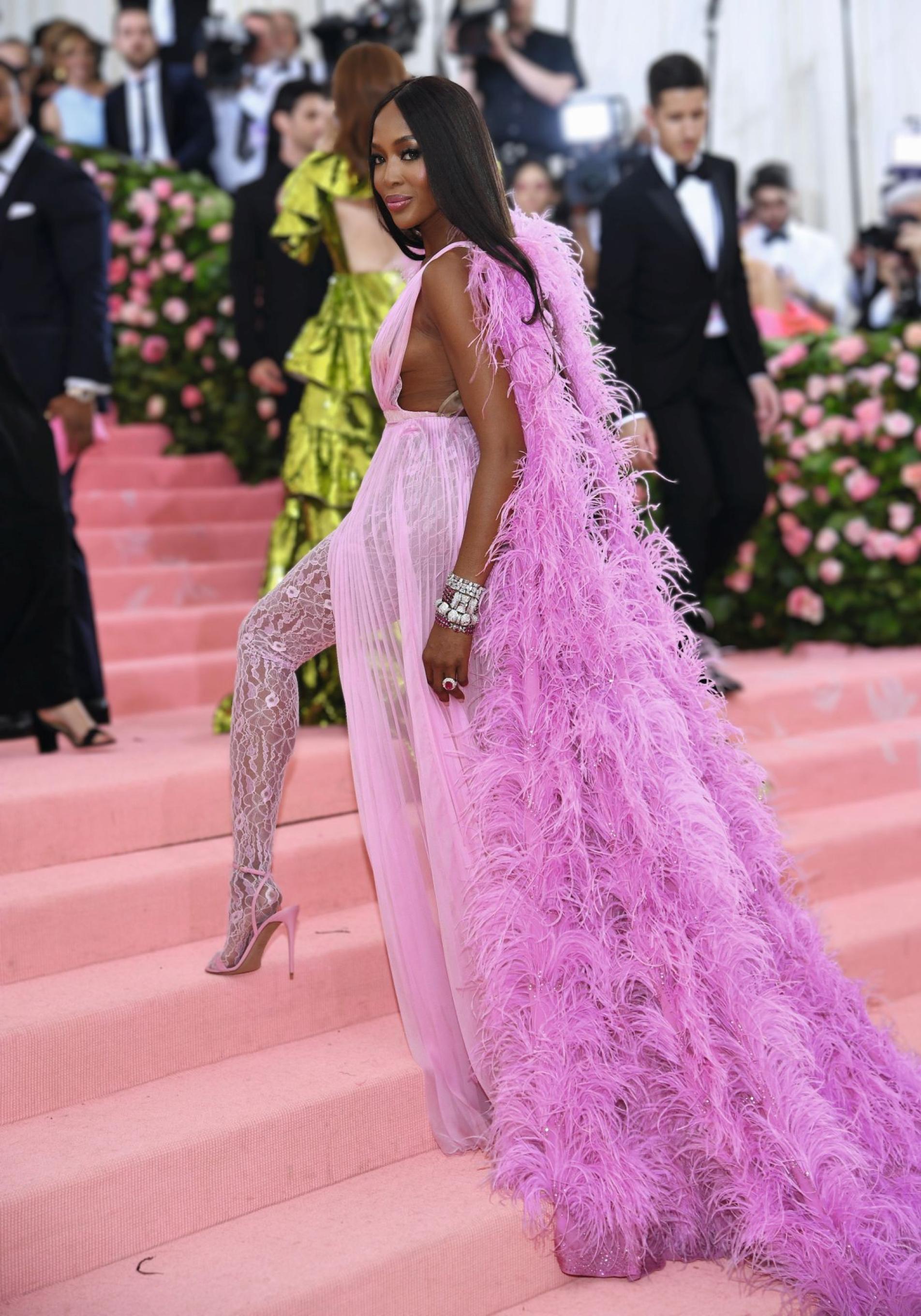 Naomi Campbell en la MET Gala 2019.