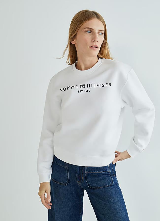 Imagen - Sudadera blanca de Tommy Hilfiger.
