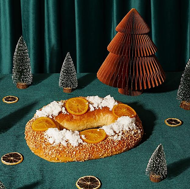 El roscón de Reyes de Madreamiga nos conquistó por su textura y su sabor.