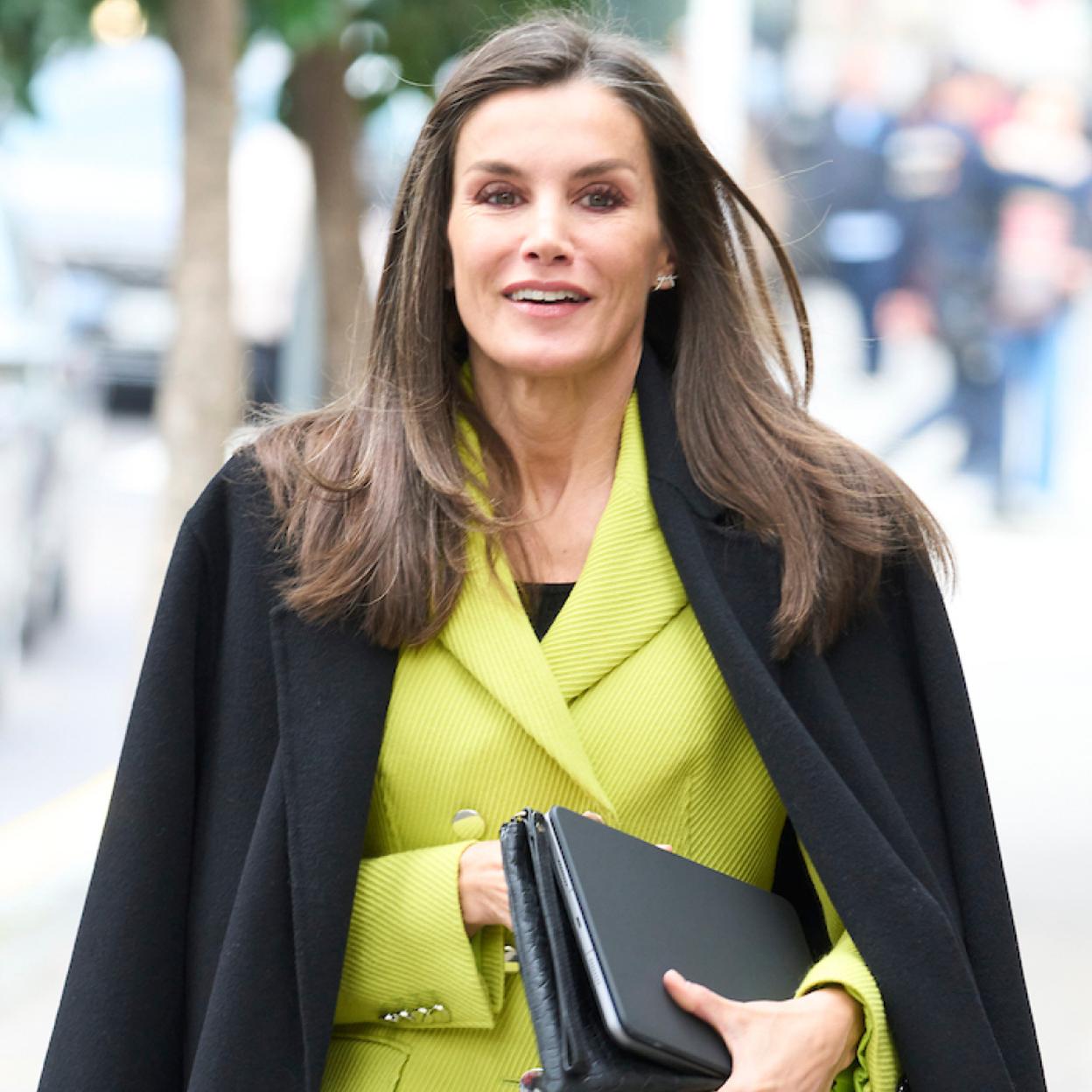 La reina Letizia con uno de sus looks en 2024. 