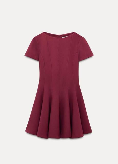Imagen - Vestido burdeos de Zara (39,99 euros)