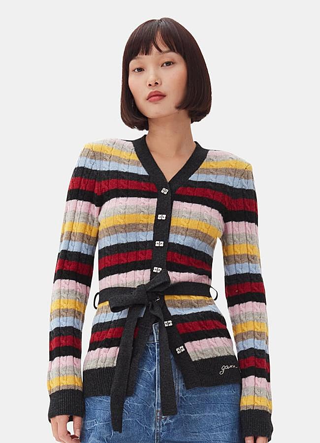 Imagen - Jersey de rayas de Ganni, 162,50 euros.