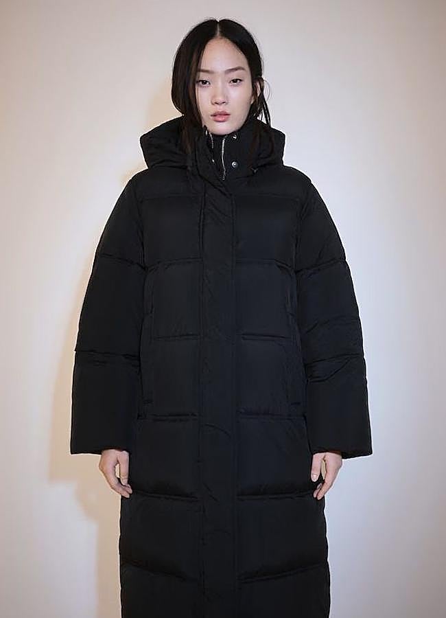 Imagen - Abrigo acolchado tipo anorak negro