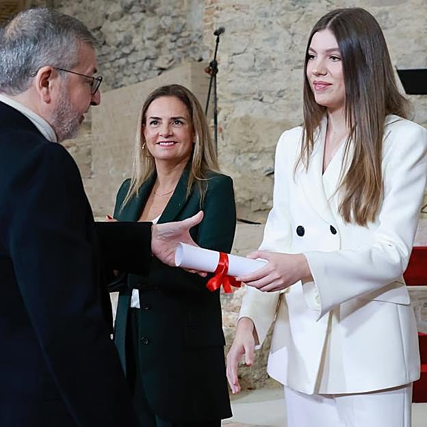 La infanta Sofía protagonizó su primer acto oficial en solitario el pasado diciembre. 