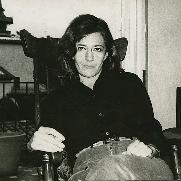 Ana María Matute a finales de los años sesenta. 