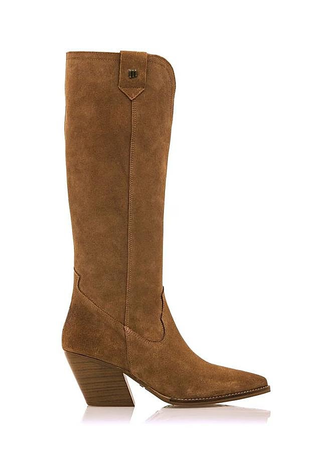 Imagen - Botas cowboy de serraje con tacón