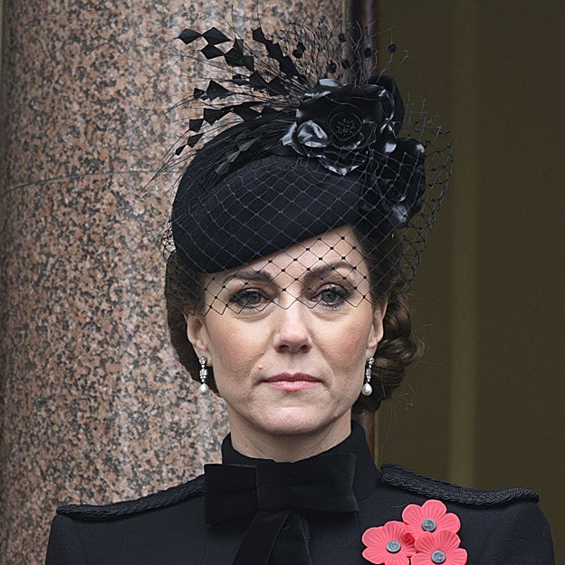 Kate Middleton durante el Día del Recuerdo. 