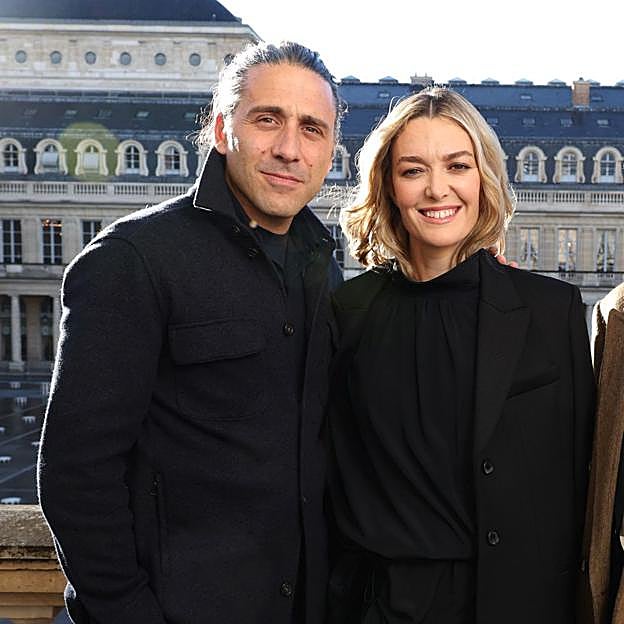 Carlos Torretta y Marta Ortega, fotografiados en París. 