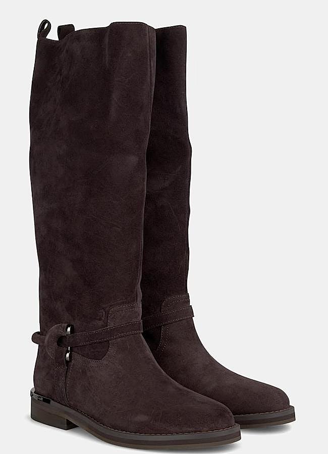 Imagen - Botas altas marrones de Alma en Pena, 123,50 euros (antes 185 euros).
