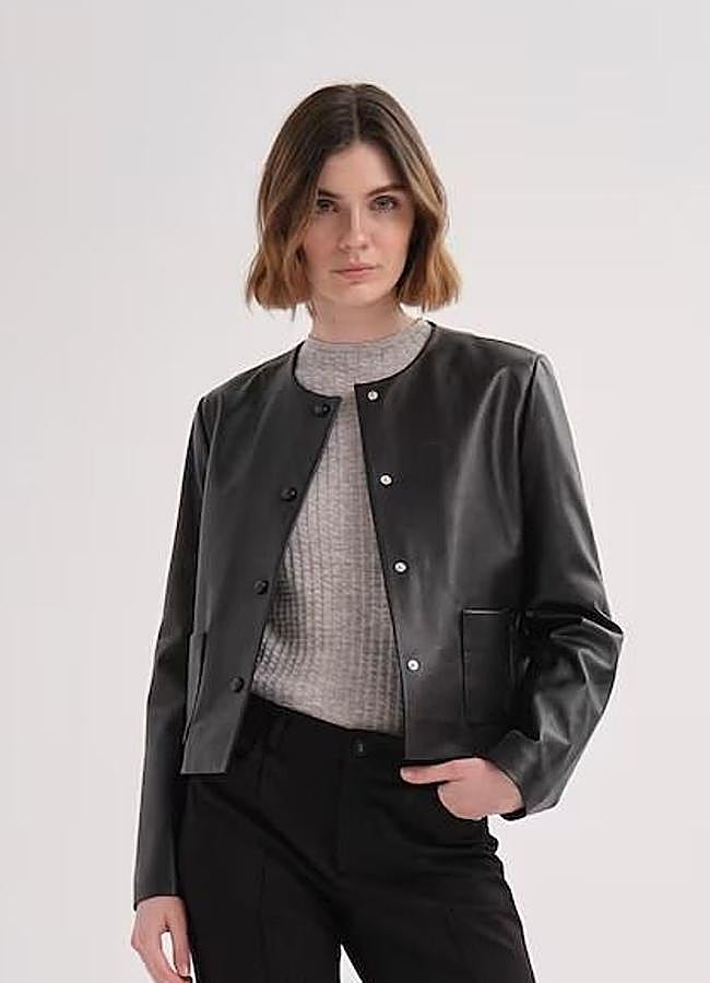 Imagen - Chaqueta de cuero cuadrada