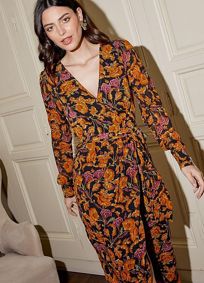 Imagen - Vestido de flores cruzado