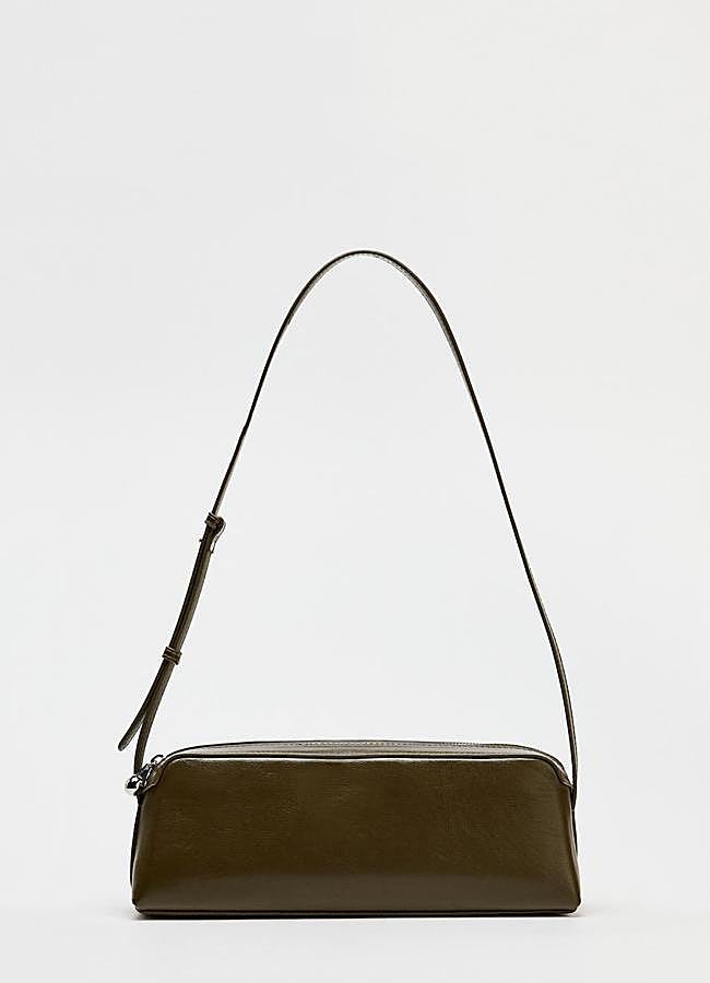 Imagen - Bolso de hombro en color verde de Zara.