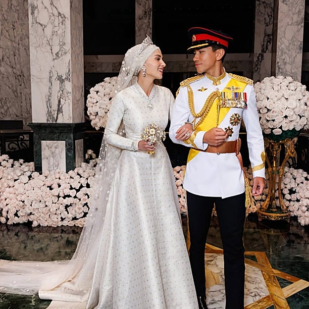 Los príncipes Abdul Mateen y Anisha Rosnah. 